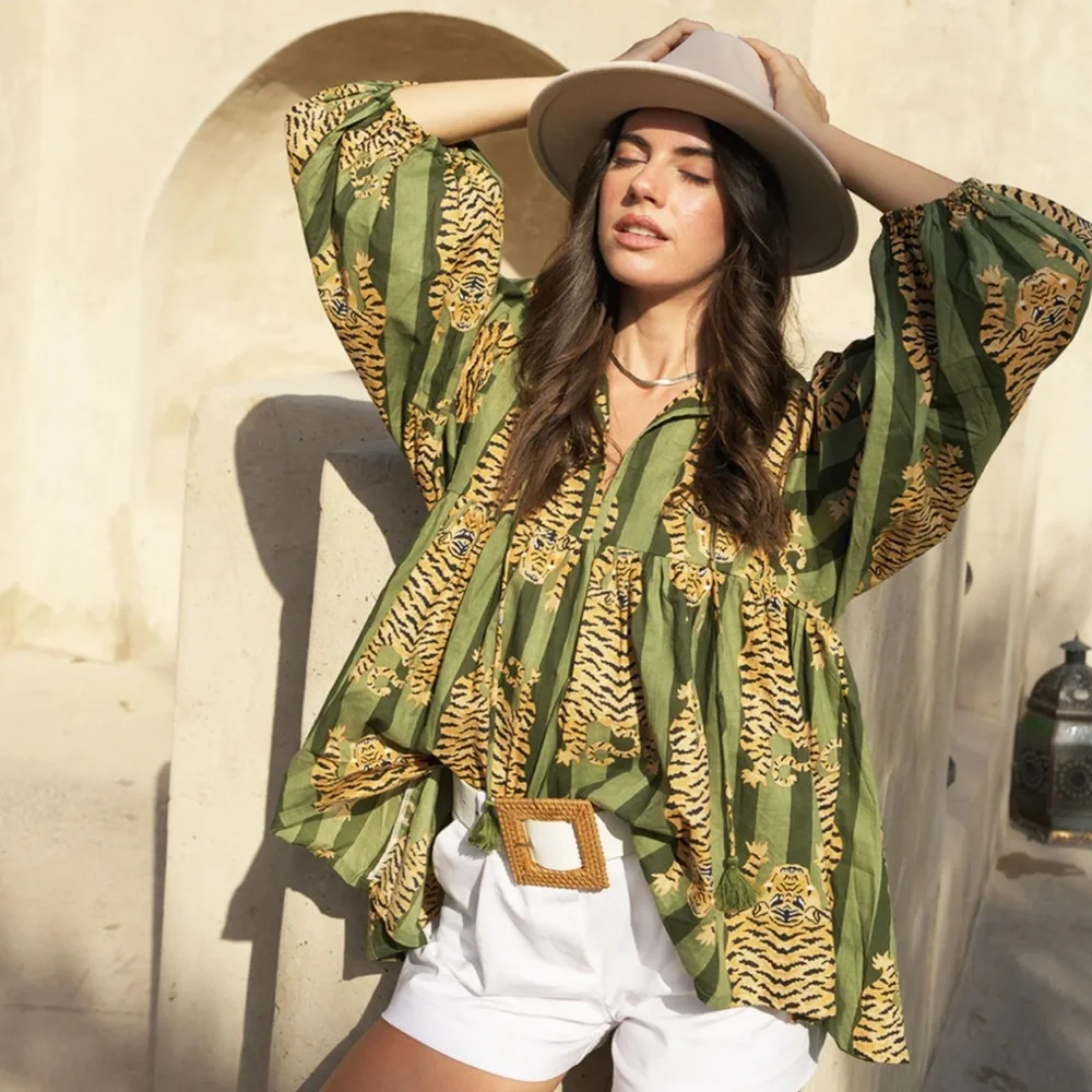NEW Meera Blouse - Tigress Vine - Picture 4 of 6